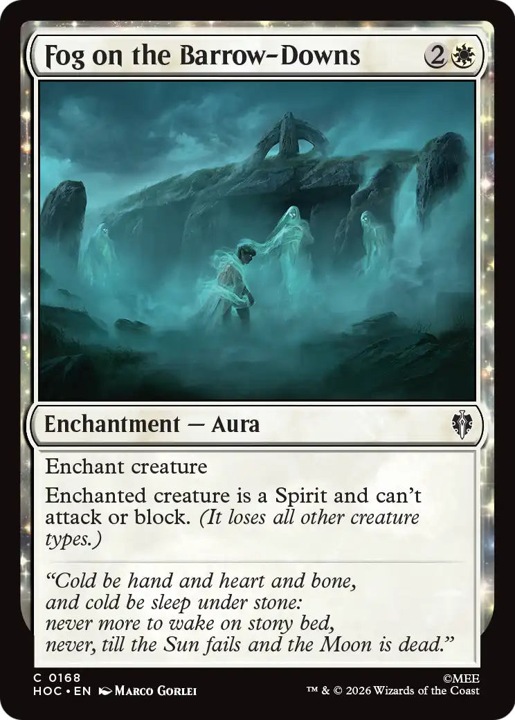 Fog on the Barrow-Downs [The Hobbit: Eternal-Legal] | Cards and Coasters CA