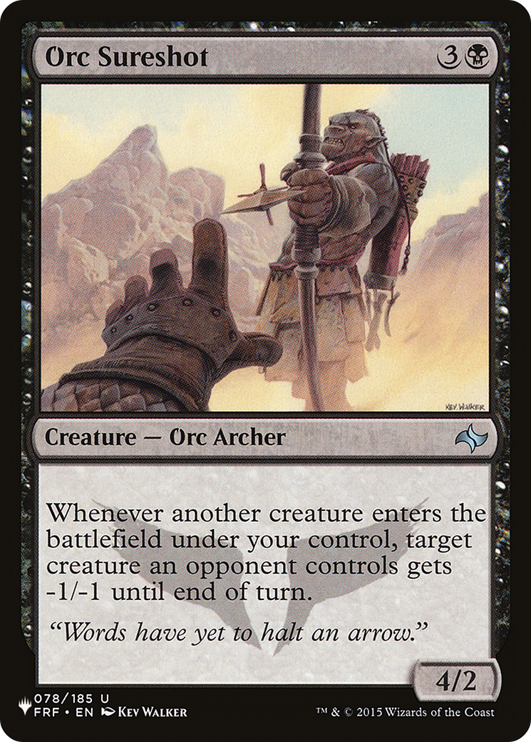 Orc Sureshot [The List] | Cards and Coasters CA