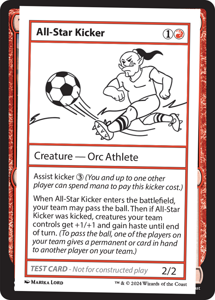 All-Star Kicker [Mystery Booster 2 Playtest Cards] | Cards and Coasters CA