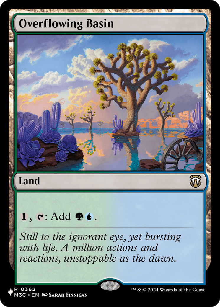 Overflowing Basin (M3C) [The List] | Cards and Coasters CA