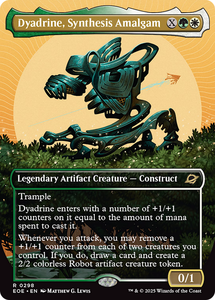 Dyadrine, Synthesis Amalgam (Borderless) [Edge of Eternities] | Cards and Coasters CA