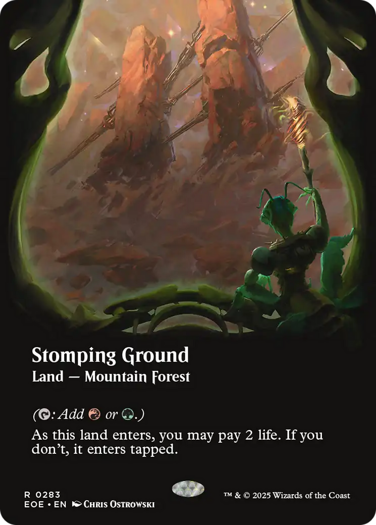 Stomping Ground (Borderless) [Edge of Eternities] | Cards and Coasters CA