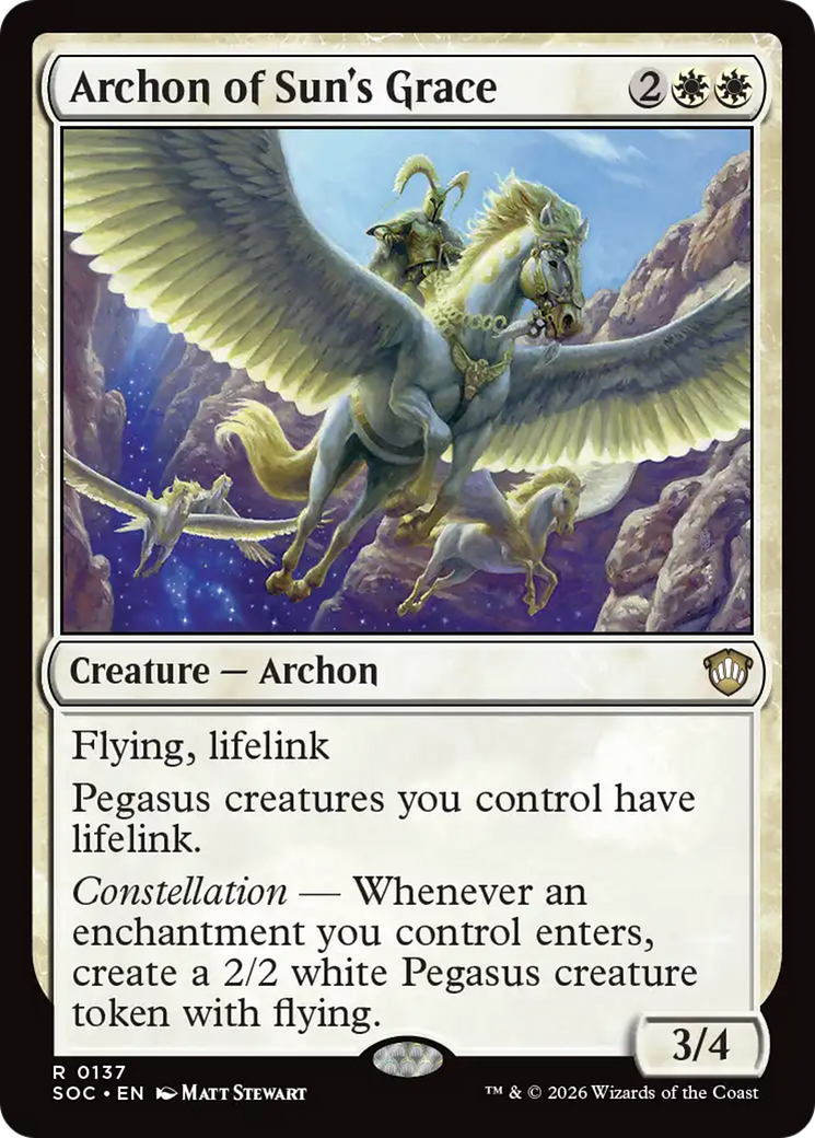 Archon of Sun's Grace [Secrets of Strixhaven Commander] | Cards and Coasters CA