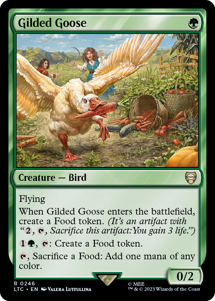 Gilded Goose [The Lord of the Rings: Tales of Middle-Earth Commander] | Cards and Coasters CA