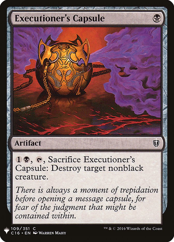 Executioner's Capsule [Mystery Booster] | Cards and Coasters CA