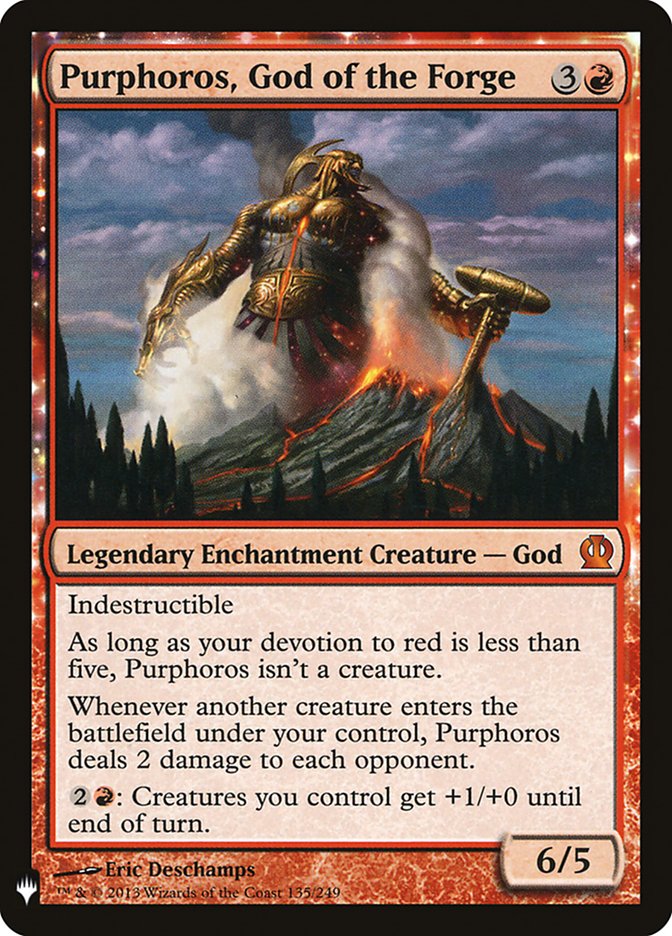 Purphoros, God of the Forge [Mystery Booster] | Cards and Coasters CA