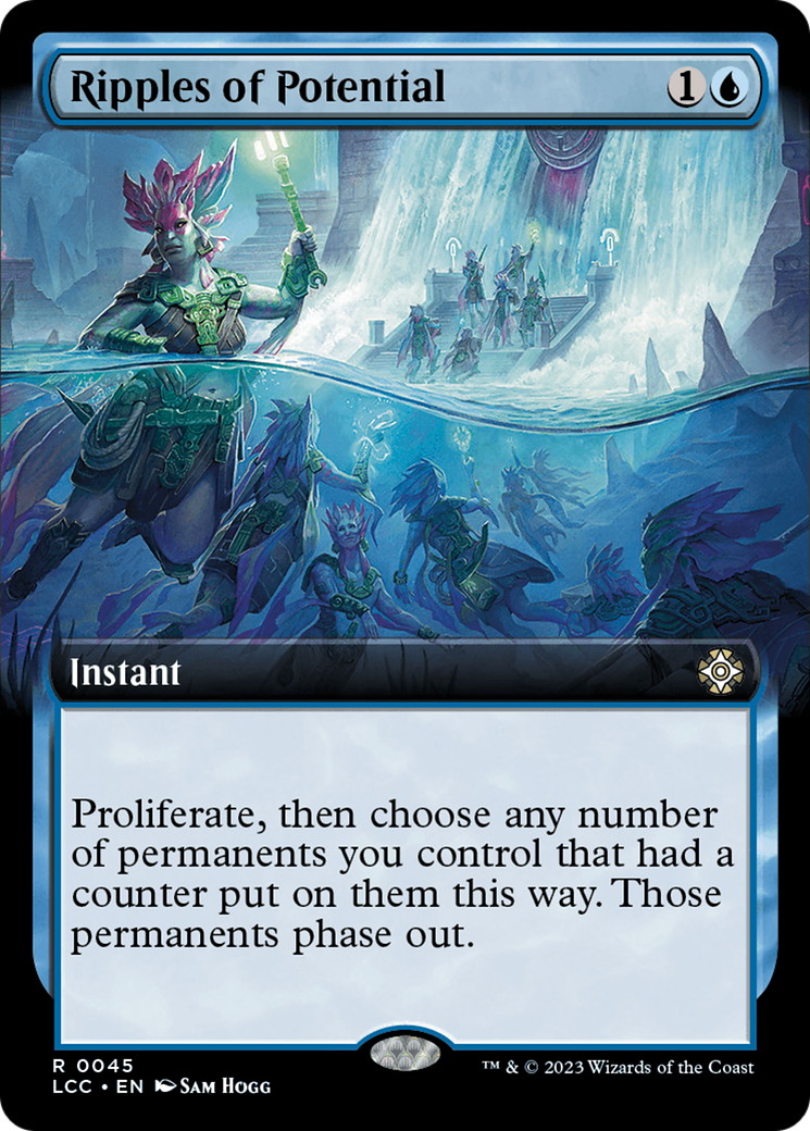 Ripples of Potential (Extended Art) [The Lost Caverns of Ixalan Commander] | Cards and Coasters CA