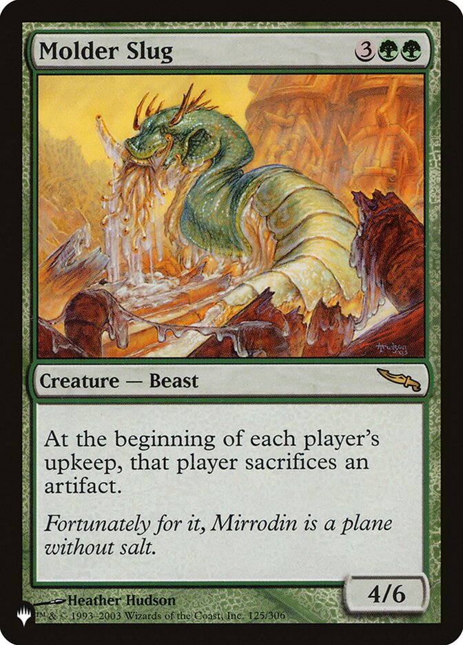 Molder Slug [The List] | Cards and Coasters CA