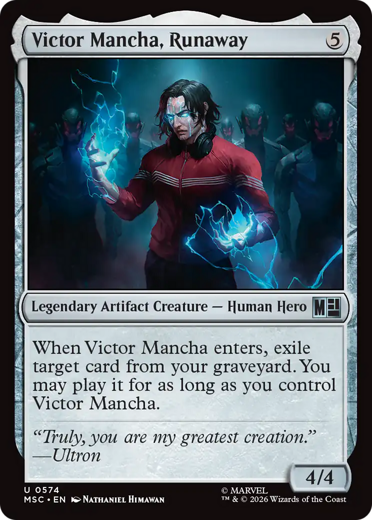 Victor Mancha, Runaway [Marvel Super Heroes Commander] | Cards and Coasters CA