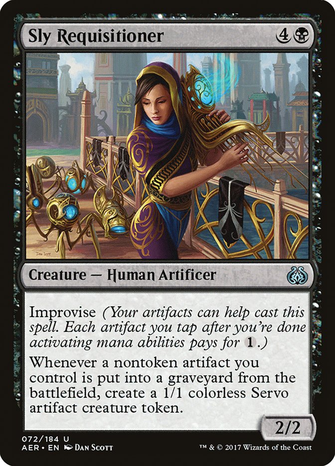Sly Requisitioner [Aether Revolt] | Cards and Coasters CA