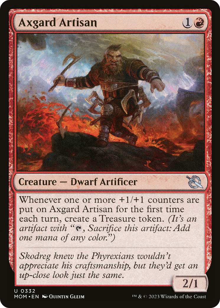 Axgard Artisan [March of the Machine] | Cards and Coasters CA