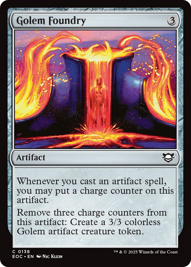 Golem Foundry [Edge of Eternities Commander] | Cards and Coasters CA