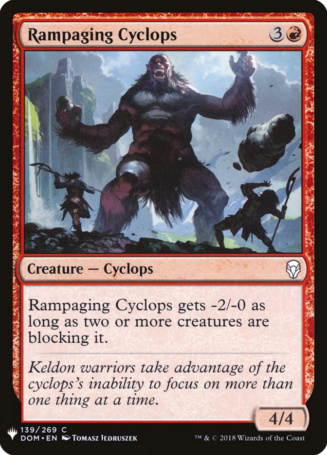 Rampaging Cyclops [Mystery Booster] | Cards and Coasters CA
