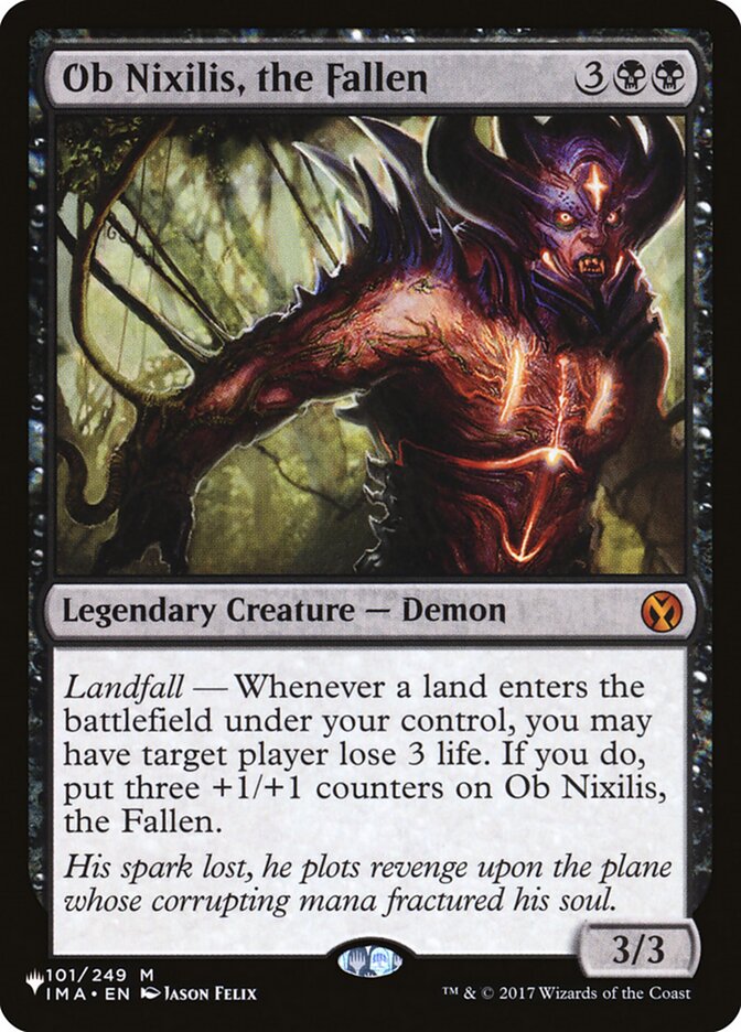 Ob Nixilis, the Fallen [The List] | Cards and Coasters CA