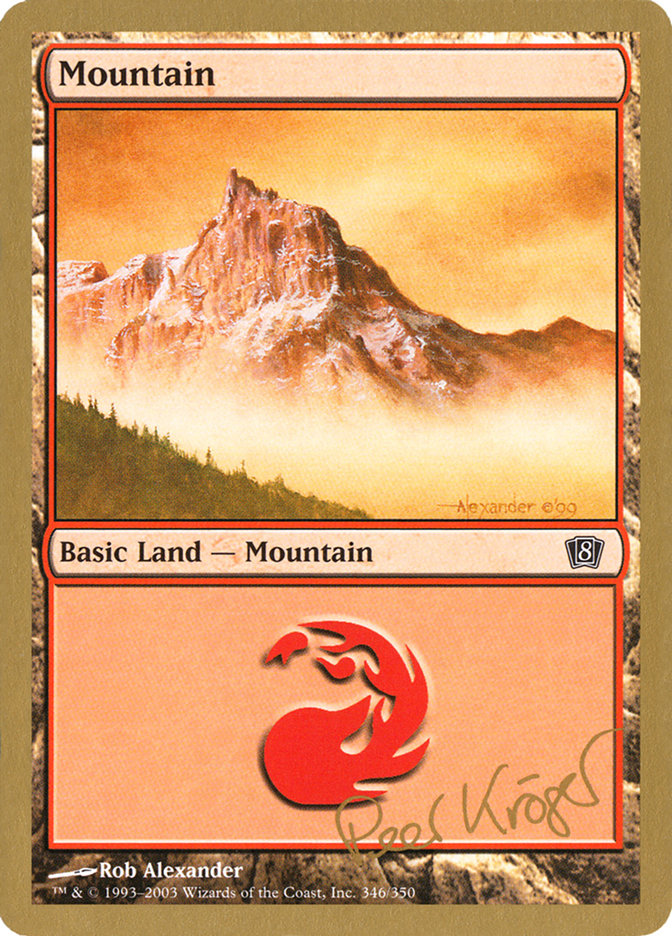 Mountain (pk346) (Peer Kroger) [World Championship Decks 2003] | Cards and Coasters CA