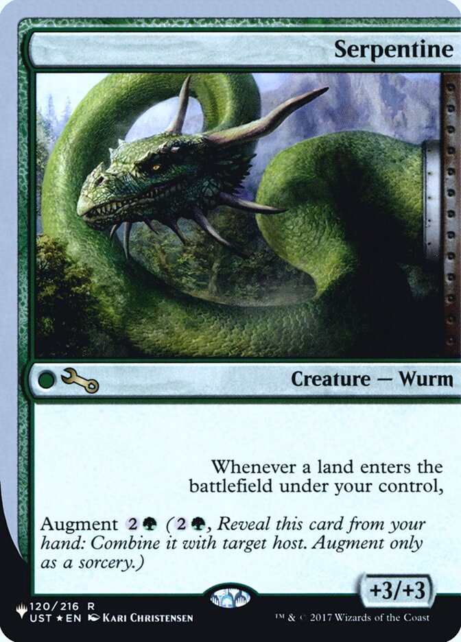 Serpentine (Unfinity Foil Edition) [The List] | Cards and Coasters CA
