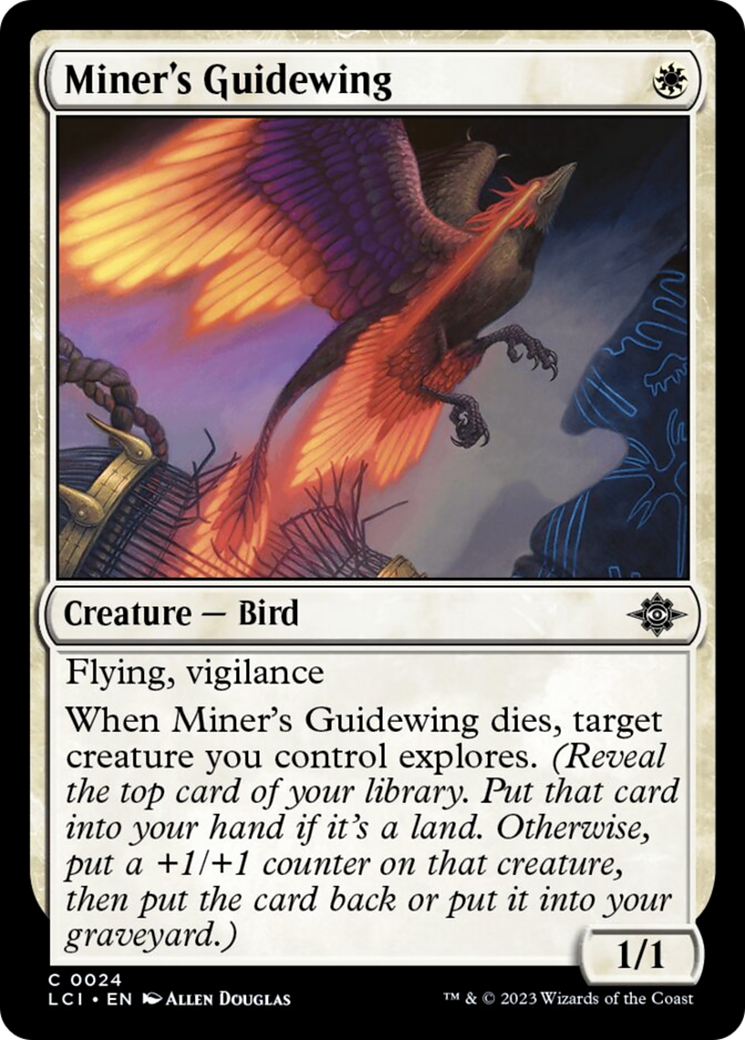 Miner's Guidewing [The Lost Caverns of Ixalan] | Cards and Coasters CA