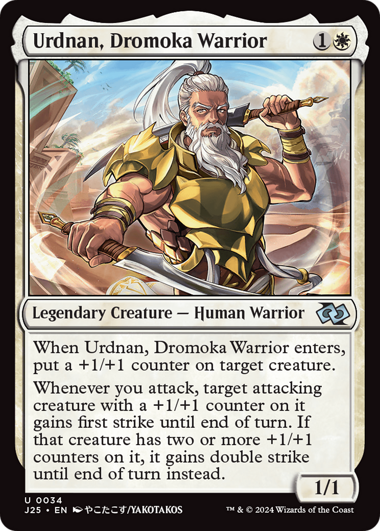 Urdnan, Dromoka Warrior (Anime) [Foundations Jumpstart] | Cards and Coasters CA