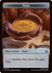 Food (0020) // Ally (0007) Double-Sided Token [Avatar: The Last Airbender Tokens] | Cards and Coasters CA