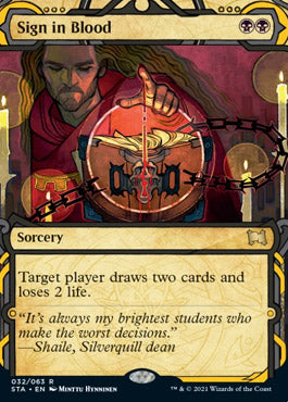 Sign in Blood [Strixhaven: Mystical Archive] | Cards and Coasters CA