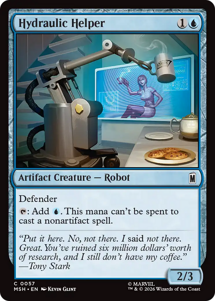 Hydraulic Helper [Marvel Super Heroes] | Cards and Coasters CA