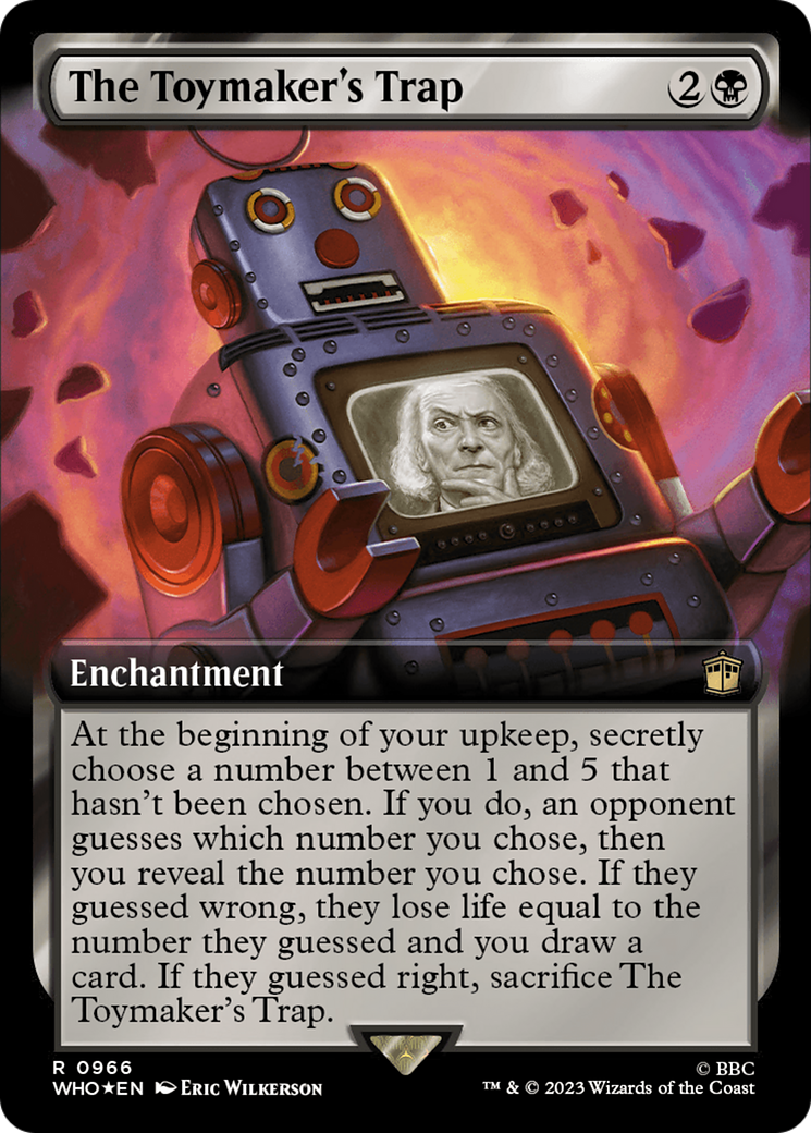 The Toymaker's Trap (Extended Art) (Surge Foil) [Doctor Who] | Cards and Coasters CA