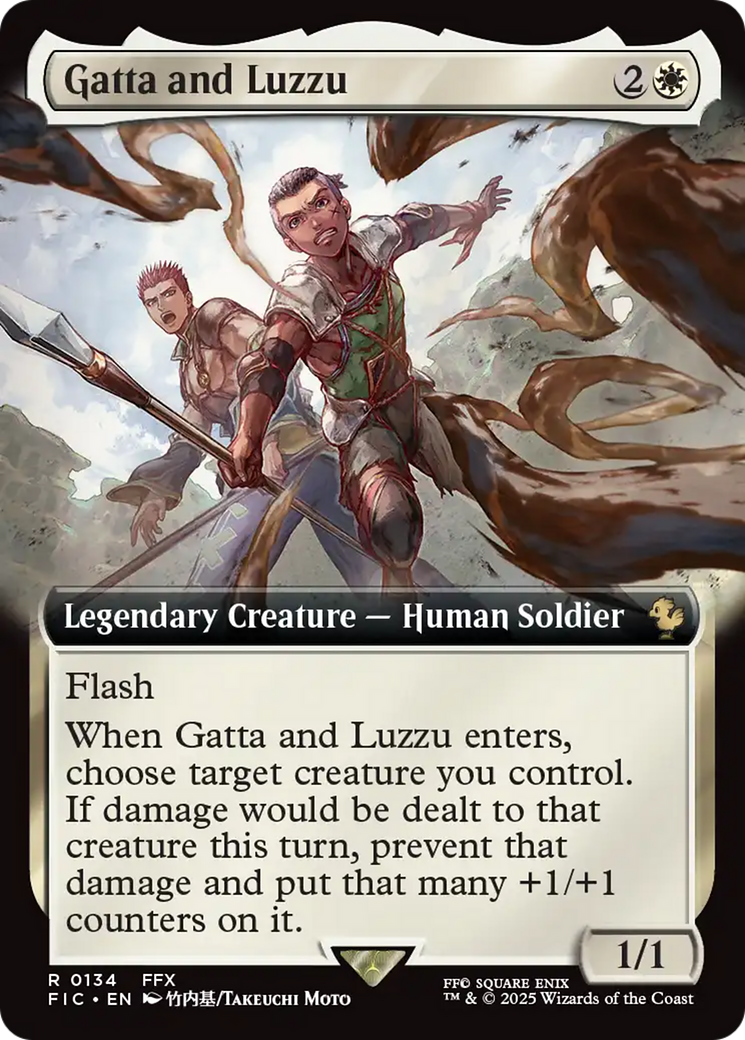 Gatta and Luzzu (Extended Art) [FINAL FANTASY Commander] | Cards and Coasters CA