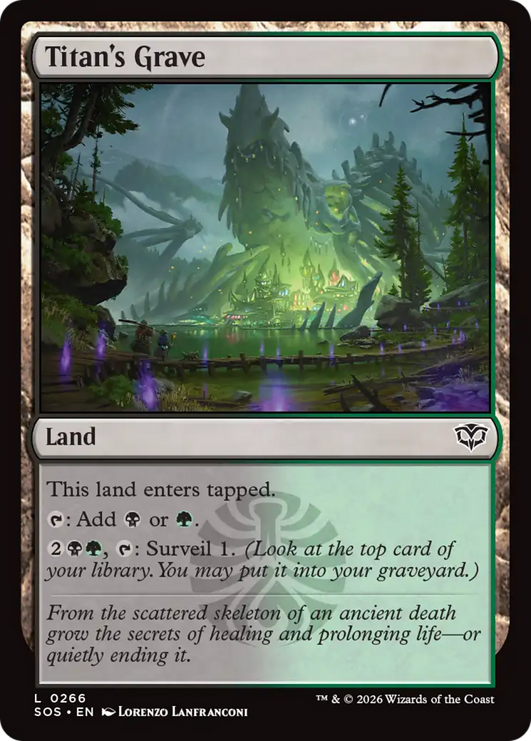 Titan's Grave [Secrets of Strixhaven] | Cards and Coasters CA