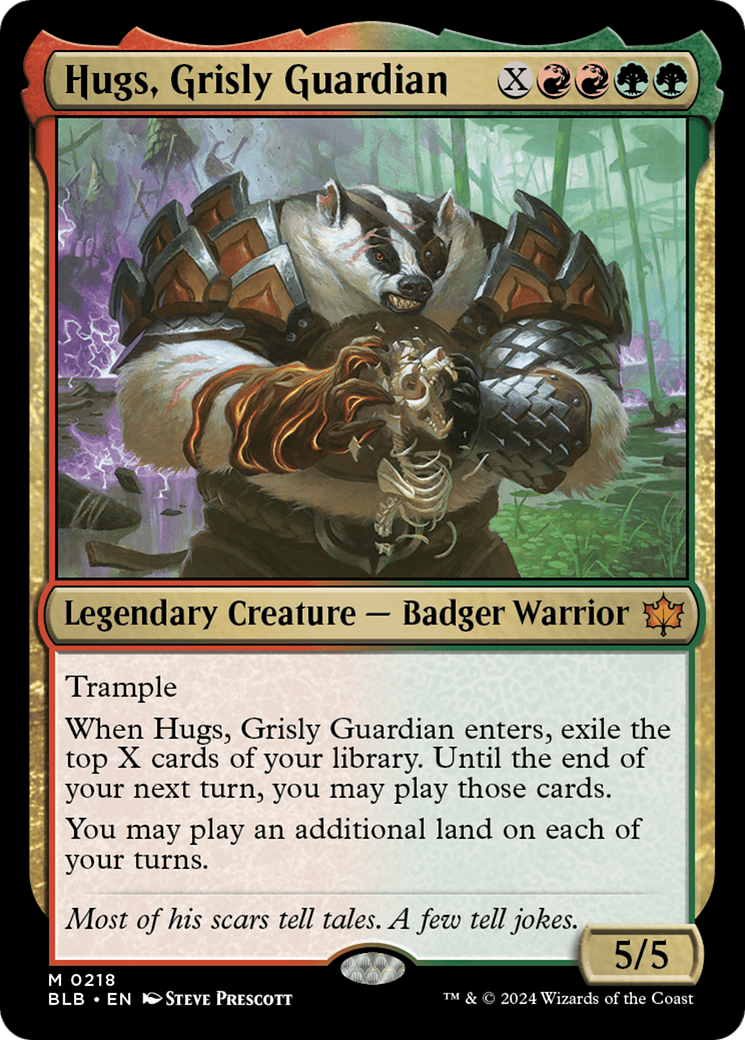 Hugs, Grisly Guardian [Bloomburrow] | Cards and Coasters CA