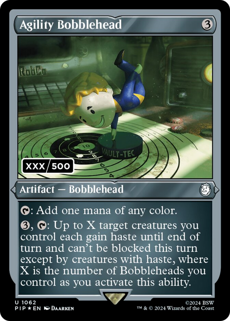 Agility Bobblehead (Serial Numbered) [Fallout] | Cards and Coasters CA