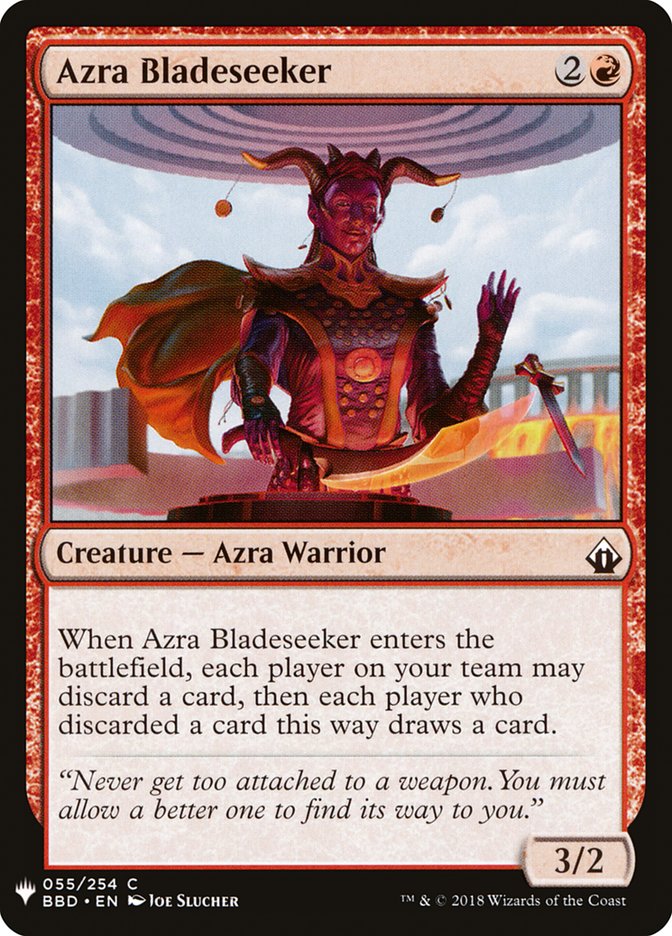 Azra Bladeseeker [Mystery Booster] | Cards and Coasters CA