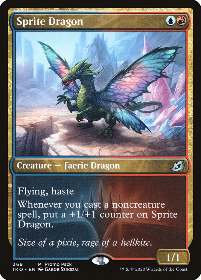 Sprite Dragon (Promo Pack) [Ikoria: Lair of Behemoths Promos] | Cards and Coasters CA
