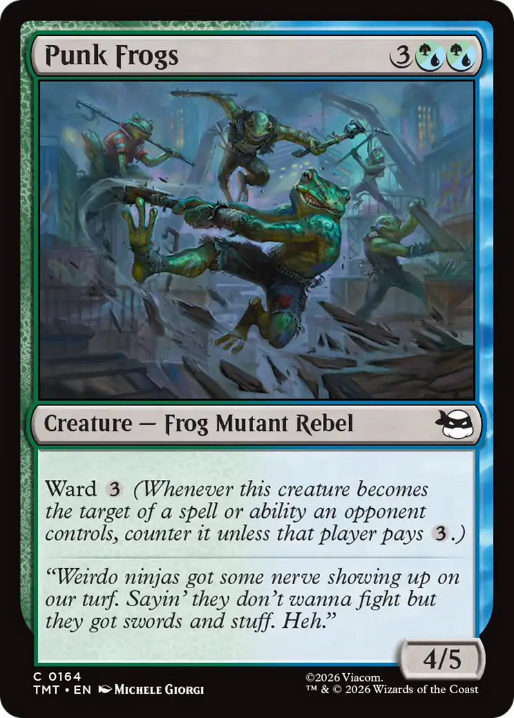 Punk Frogs [Teenage Mutant Ninja Turtles] | Cards and Coasters CA