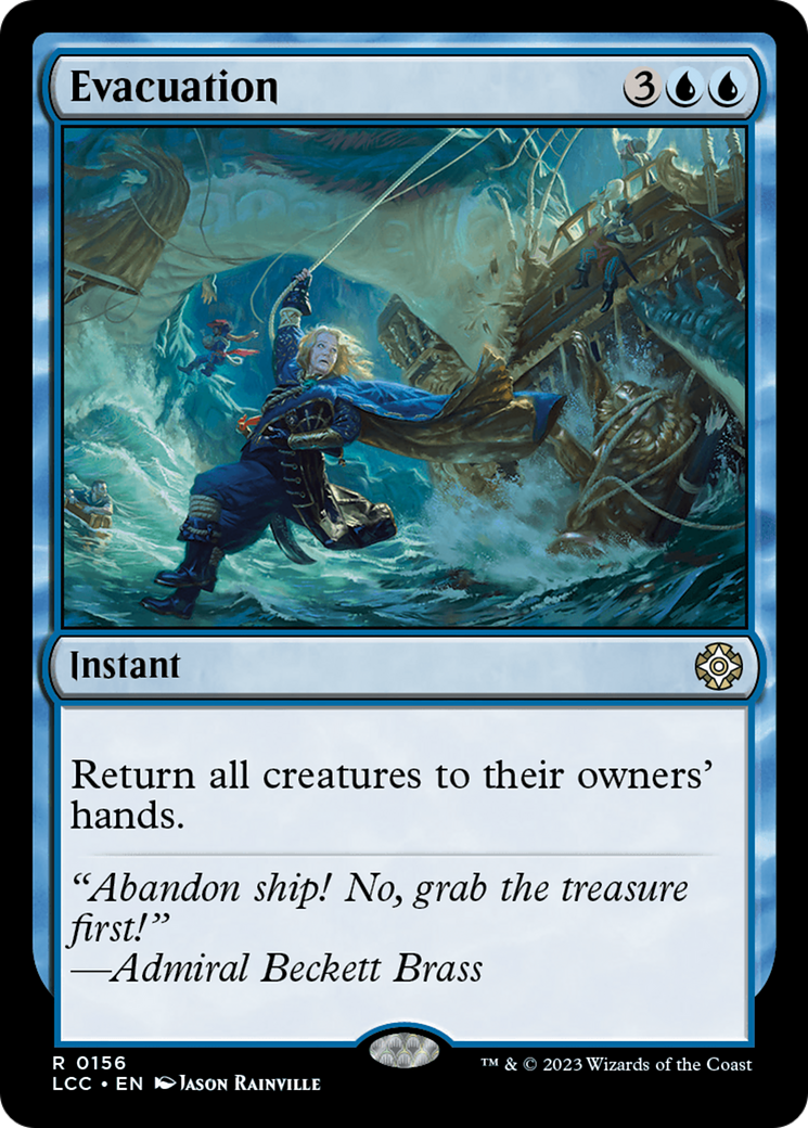 Evacuation [The Lost Caverns of Ixalan Commander] | Cards and Coasters CA