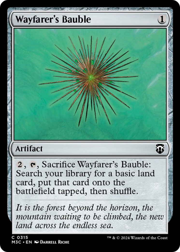 Wayfarer's Bauble (Ripple Foil) [Modern Horizons 3 Commander] | Cards and Coasters CA