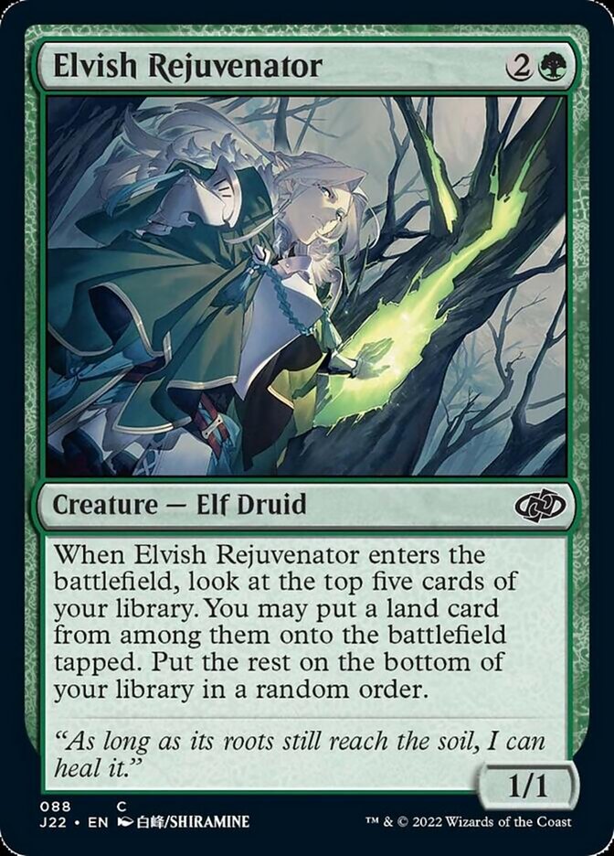 Elvish Rejuvenator [Jumpstart 2022] | Cards and Coasters CA