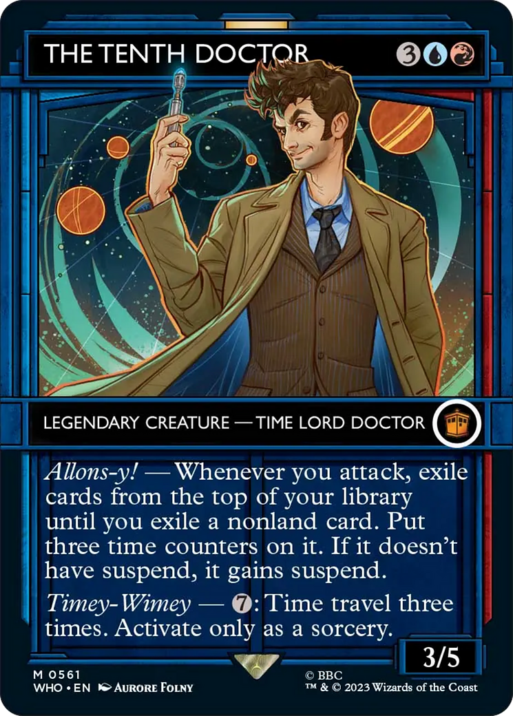 The Tenth Doctor (Showcase) [Doctor Who] | Cards and Coasters CA