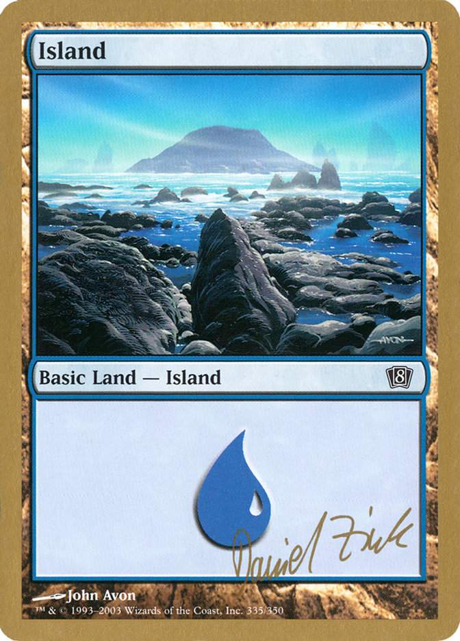 Island (dz335) (Daniel Zink) [World Championship Decks 2003] | Cards and Coasters CA