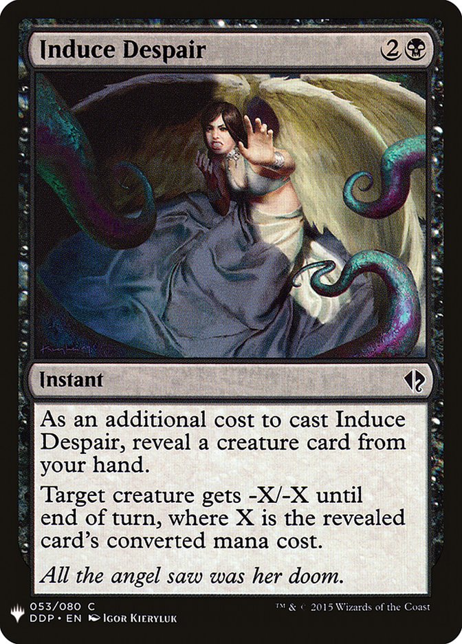 Induce Despair [Mystery Booster] | Cards and Coasters CA