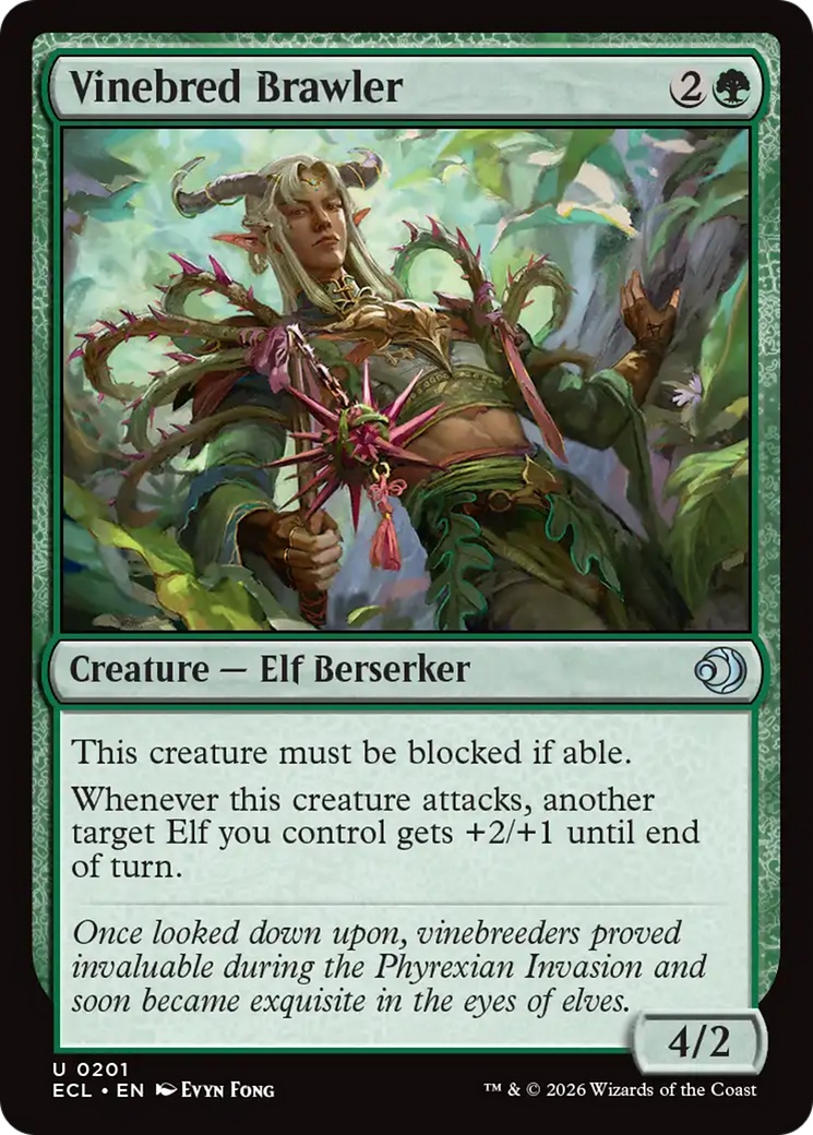 Vinebred Brawler [Lorwyn Eclipsed] | Cards and Coasters CA