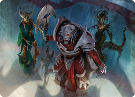 Norn's Decree Art Card [Phyrexia: All Will Be One Art Series] | Cards and Coasters CA
