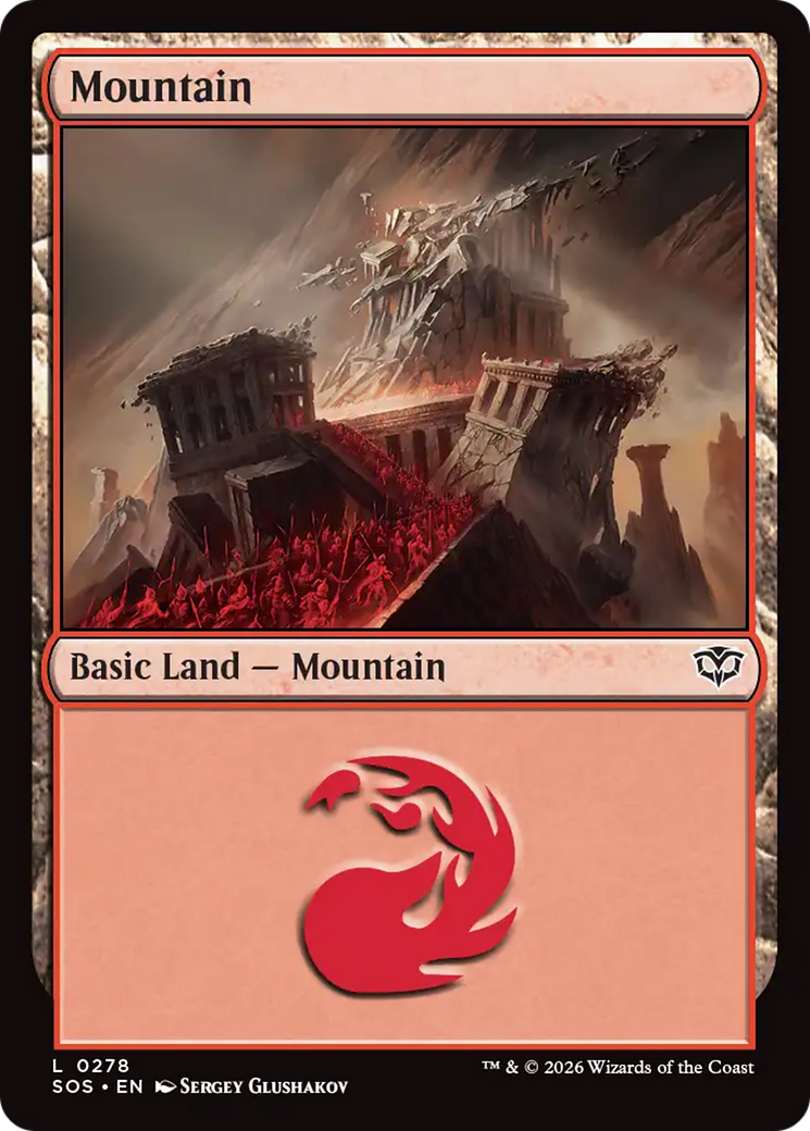 Mountain (0278) [Secrets of Strixhaven] | Cards and Coasters CA