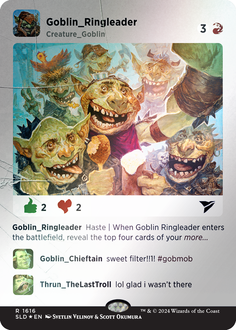 Goblin Ringleader (Rainbow Foil) [Secret Lair Drop Series] | Cards and Coasters CA