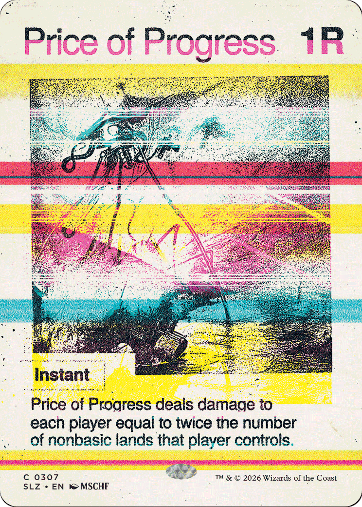 Price of Progress (0307) [Secret Lair x MSCHF: The Zeta Set] | Cards and Coasters CA