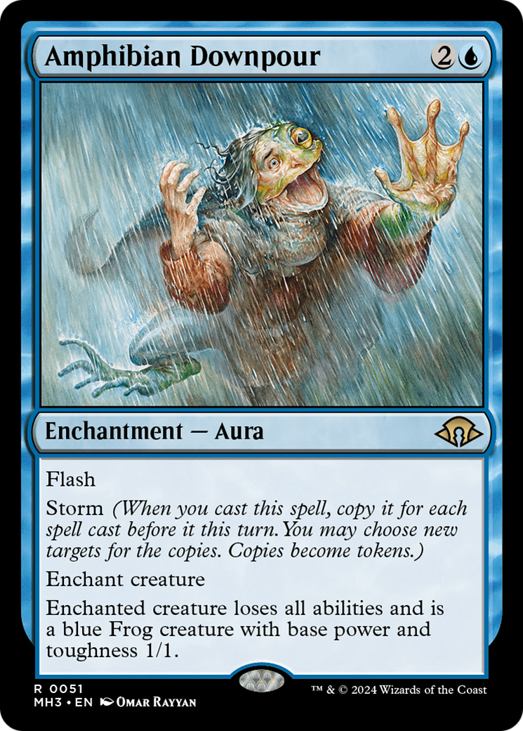 Amphibian Downpour [Modern Horizons 3] | Cards and Coasters CA