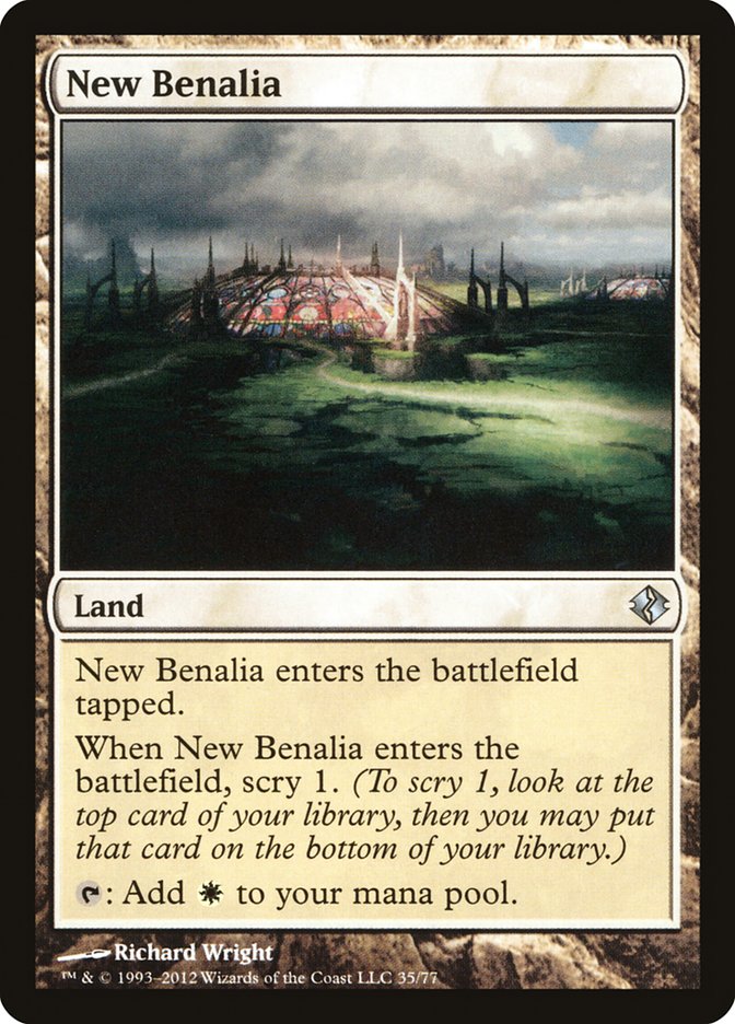 New Benalia [Duel Decks: Venser vs. Koth] | Cards and Coasters CA