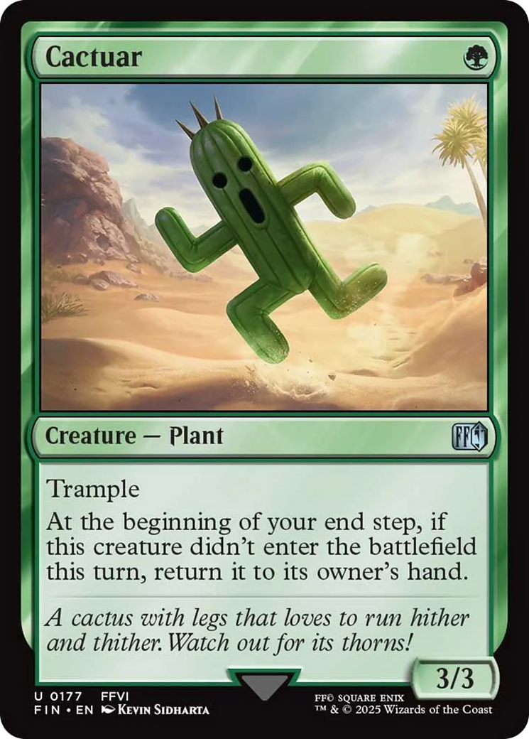 Cactuar [FINAL FANTASY] | Cards and Coasters CA