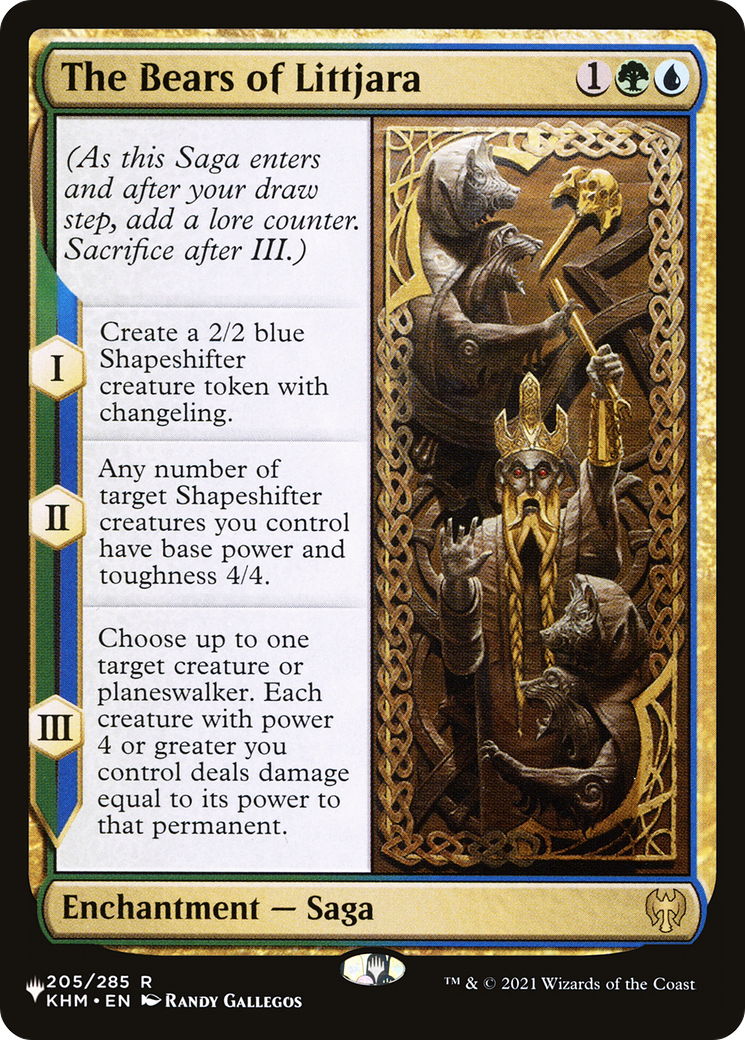 The Bears of Littjara (KHM) [The List] | Cards and Coasters CA