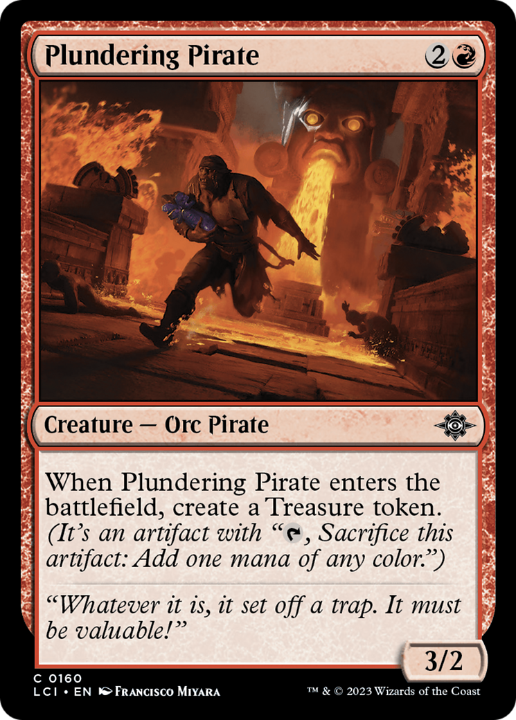 Plundering Pirate [The Lost Caverns of Ixalan] | Cards and Coasters CA