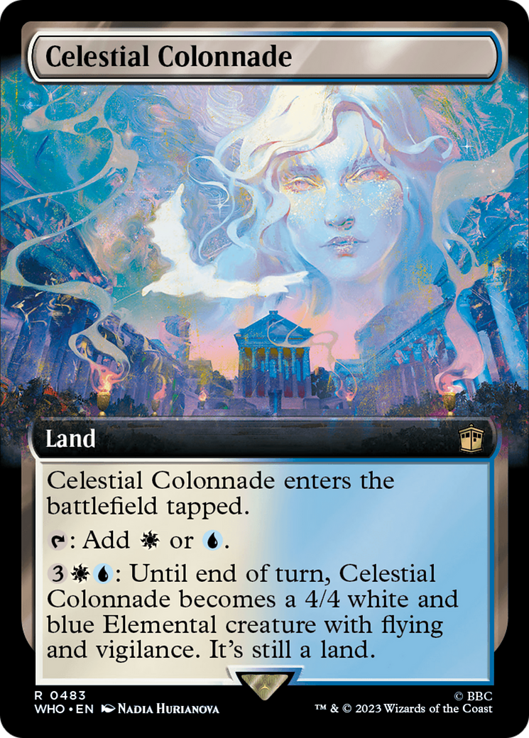 Celestial Colonnade (Extended Art) [Doctor Who] | Cards and Coasters CA